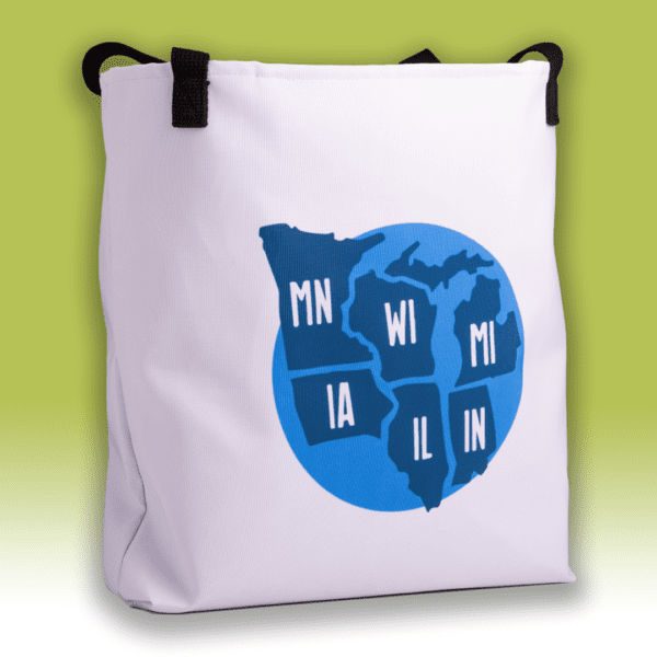 Around the Midwest Main Streets Tote Bag - Image 2