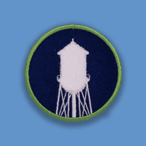 Embroidered Water Tower Patch