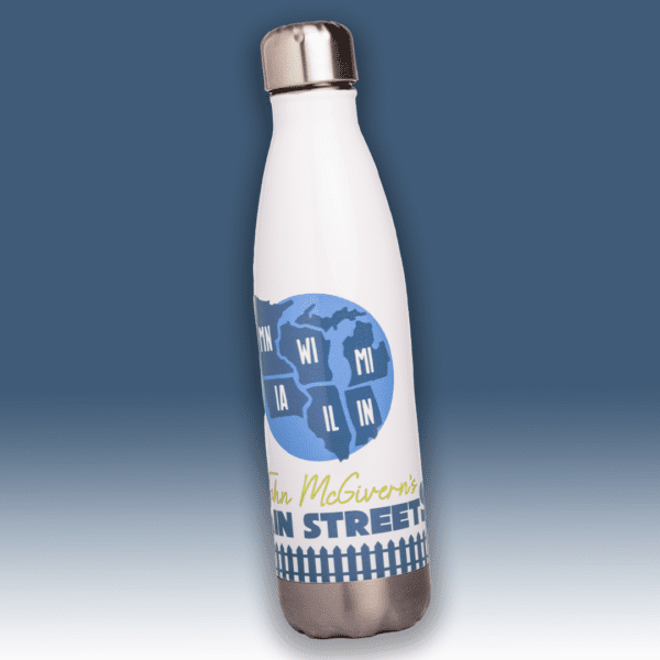 Stainless Steel Main Streets Water Bottle - Image 2