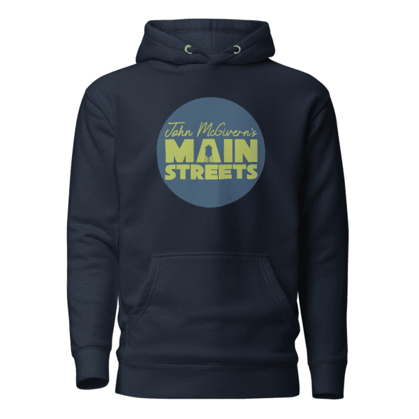 Main Streets Circle Logo Unisex Hoodie - Image 2