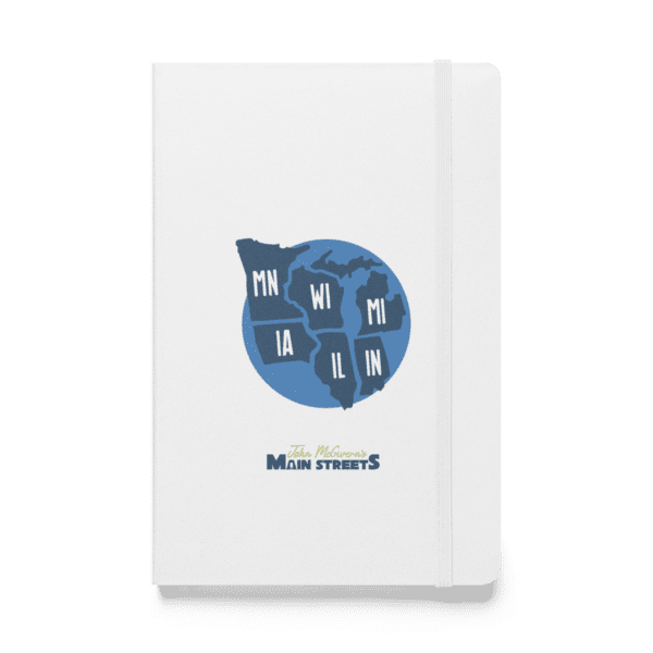 Hardcover bound notebook